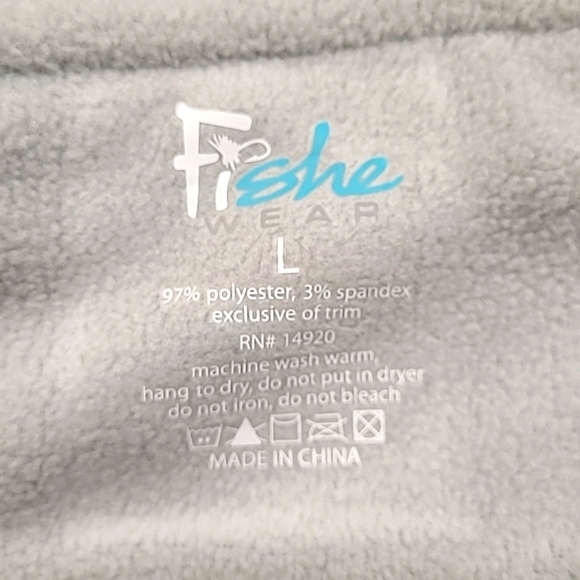 Fishe Wear Fly Fishing Skirt Dark Gray Size Large Not a Vest - Picture 7 of 9